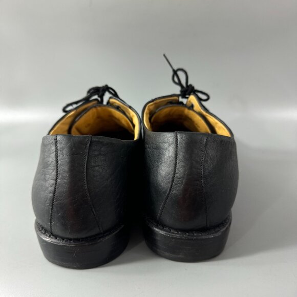 Tauer & Johnson Two-tone Black Leather Men's Derby Dress Shoes, Size 12 E - Picture 6 of 14